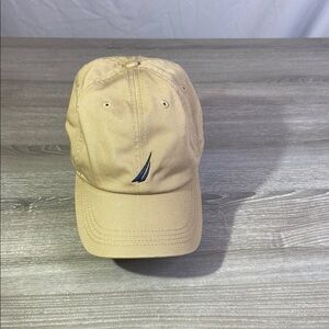 Nautica Tan Slide Baseball Hat